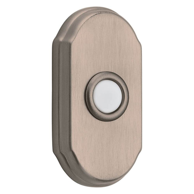 Baldwin - 4862 ARCH BELL BUTTON 402 - Distressed Oil Rubbed Bronze