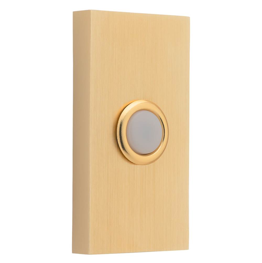 Baldwin - 4863 CNT BELL BTN 044 - Liefetime Satin Brass