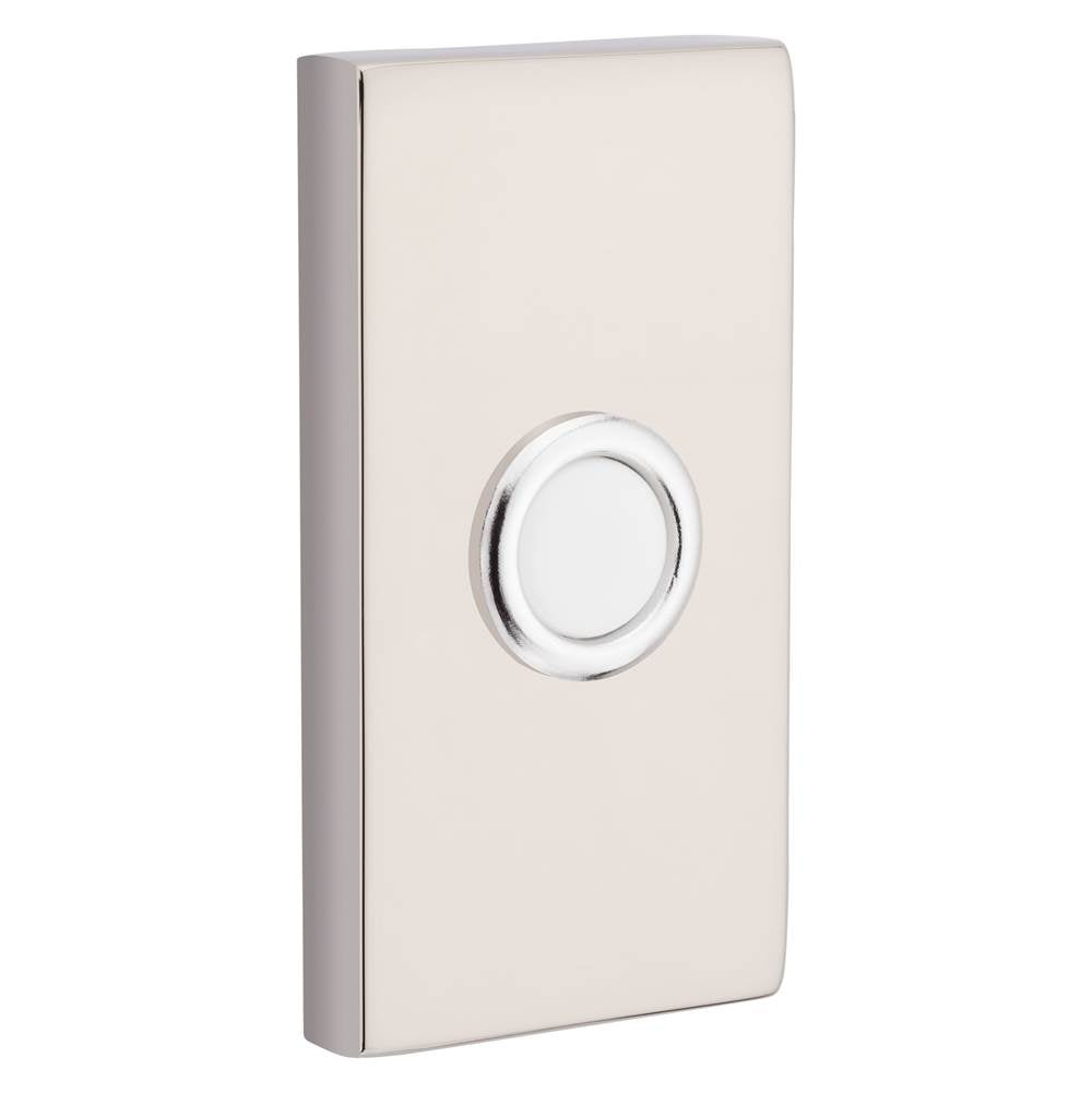 Baldwin - 4863 CNT BELL BTN 055 - Polished Nickel,Lifetime Finish