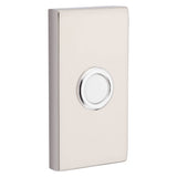 Baldwin - 4863 CNT BELL BTN 055 - Polished Nickel,Lifetime Finish
