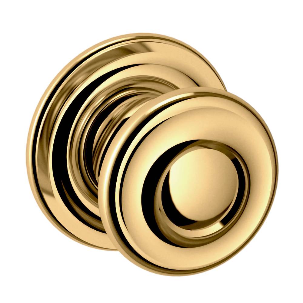 Baldwin - 4902 KNOB BACKPLATE 1.5IN - Non Lacquered Brass