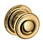 Baldwin - 4902 KNOB BACKPLATE 1.5IN - Non Lacquered Brass