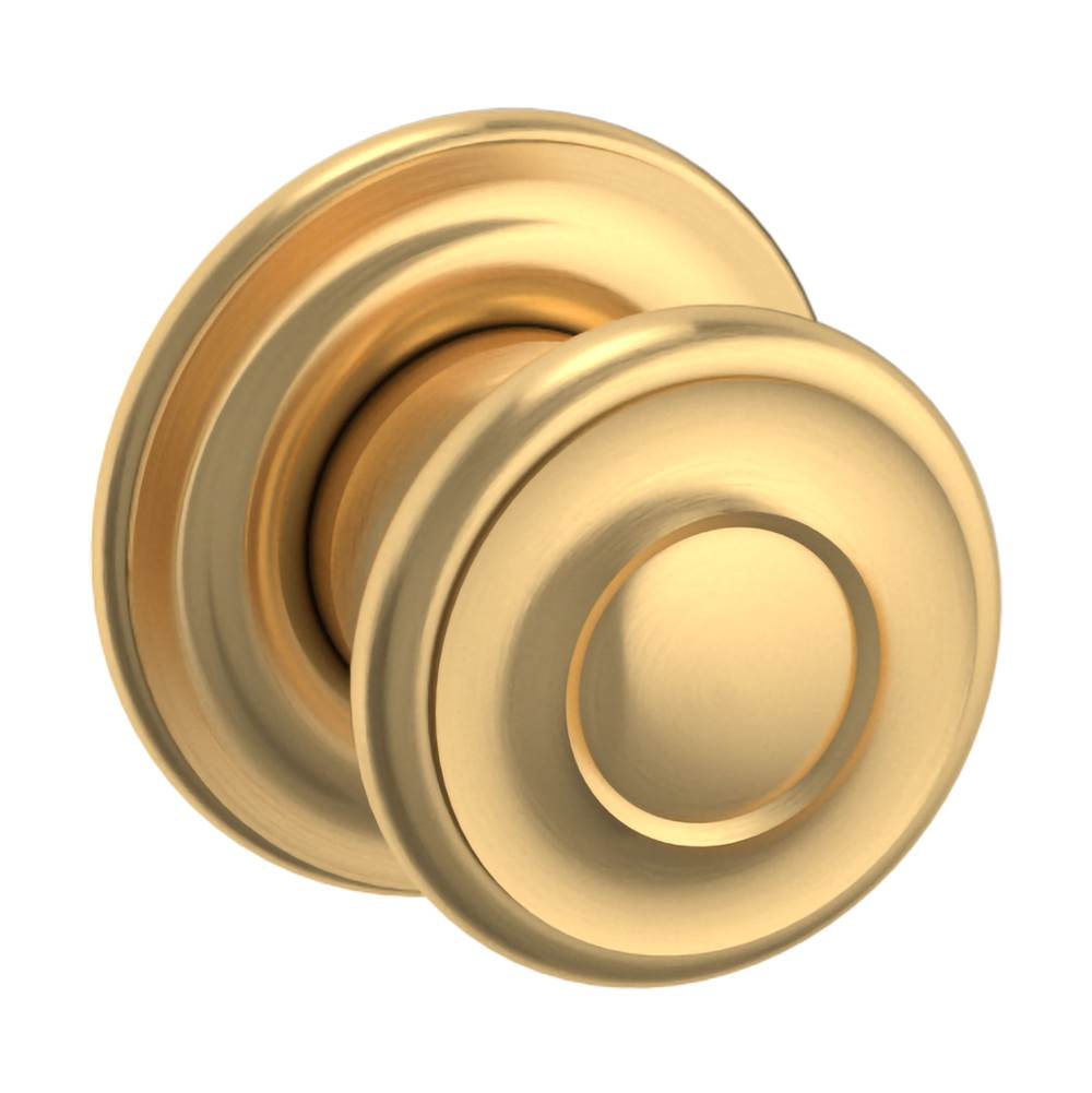 Baldwin - 4902 KNOB BACKPLATE 1.5IN - Liefetime Satin Brass