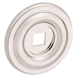 Baldwin - 4902 KNOB BACKPLATE 1.5IN - Polished Nickel,Lifetime Finish