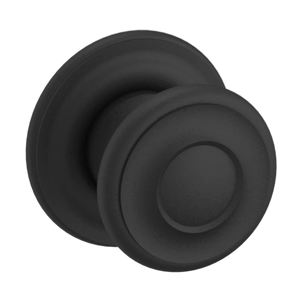 Baldwin - 4902 KNOB BACKPLATE 1.5IN - Satin Black