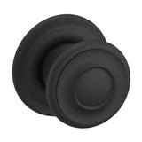 Baldwin - 4902 KNOB BACKPLATE 1.5IN - Satin Black