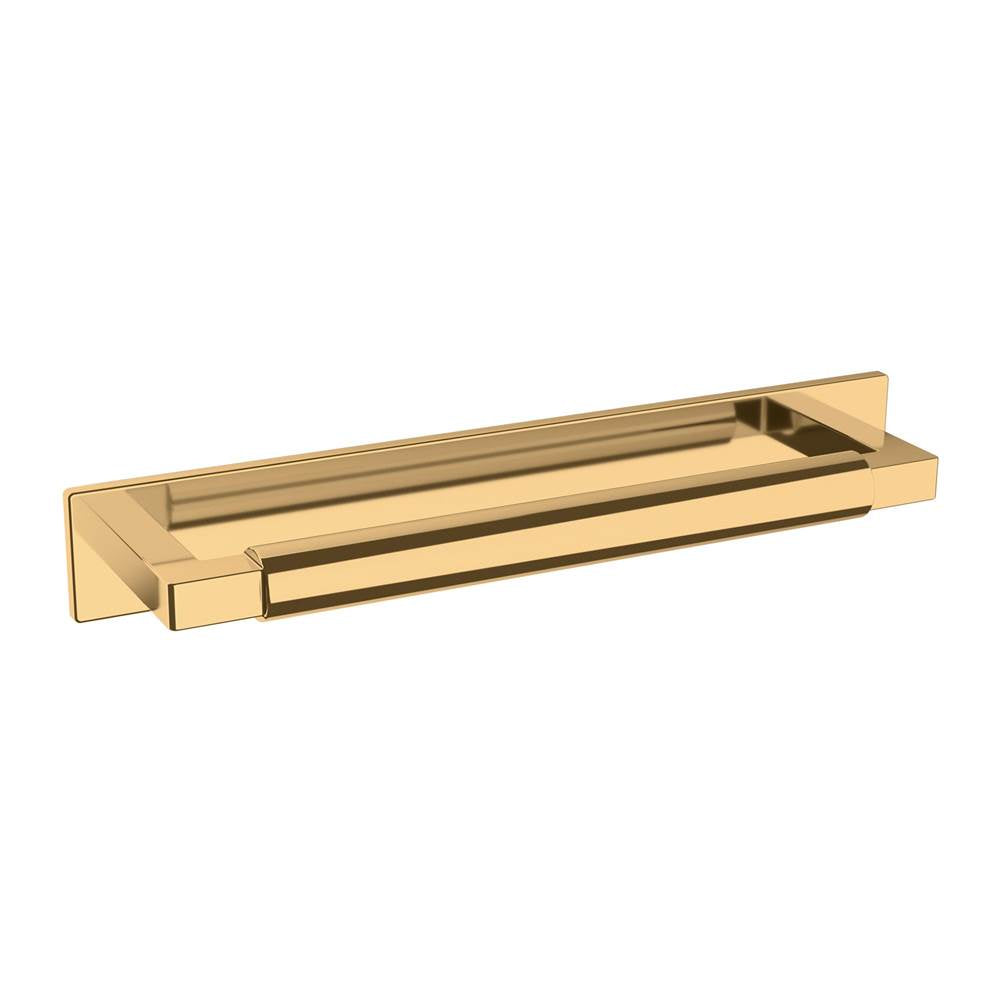 Baldwin - 4927 Contemporary Back Plate 6IN - Non Lacquered Brass