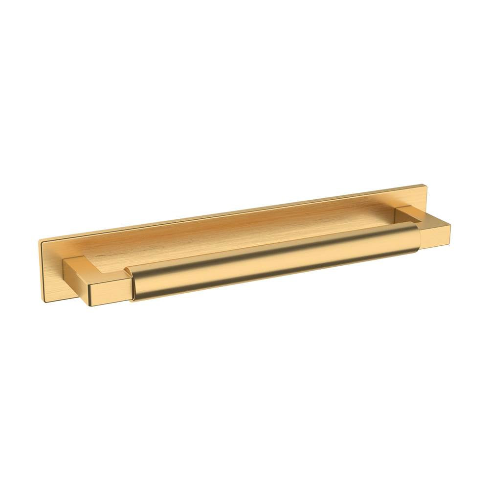 Baldwin - 4927 Contemporary Back Plate 6IN - Liefetime Satin Brass