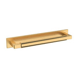 Baldwin - 4927 Contemporary Back Plate 6IN - Liefetime Satin Brass
