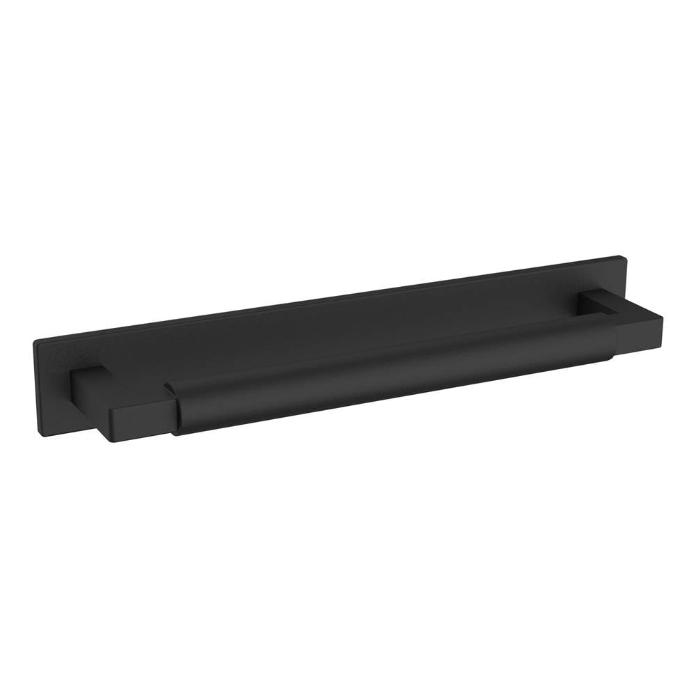 Baldwin - 4927 Contemporary Back Plate 6IN - Satin Black