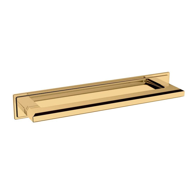 Baldwin - 4940 Transitional Back Plate 6IN - Lifetime Polished Brass