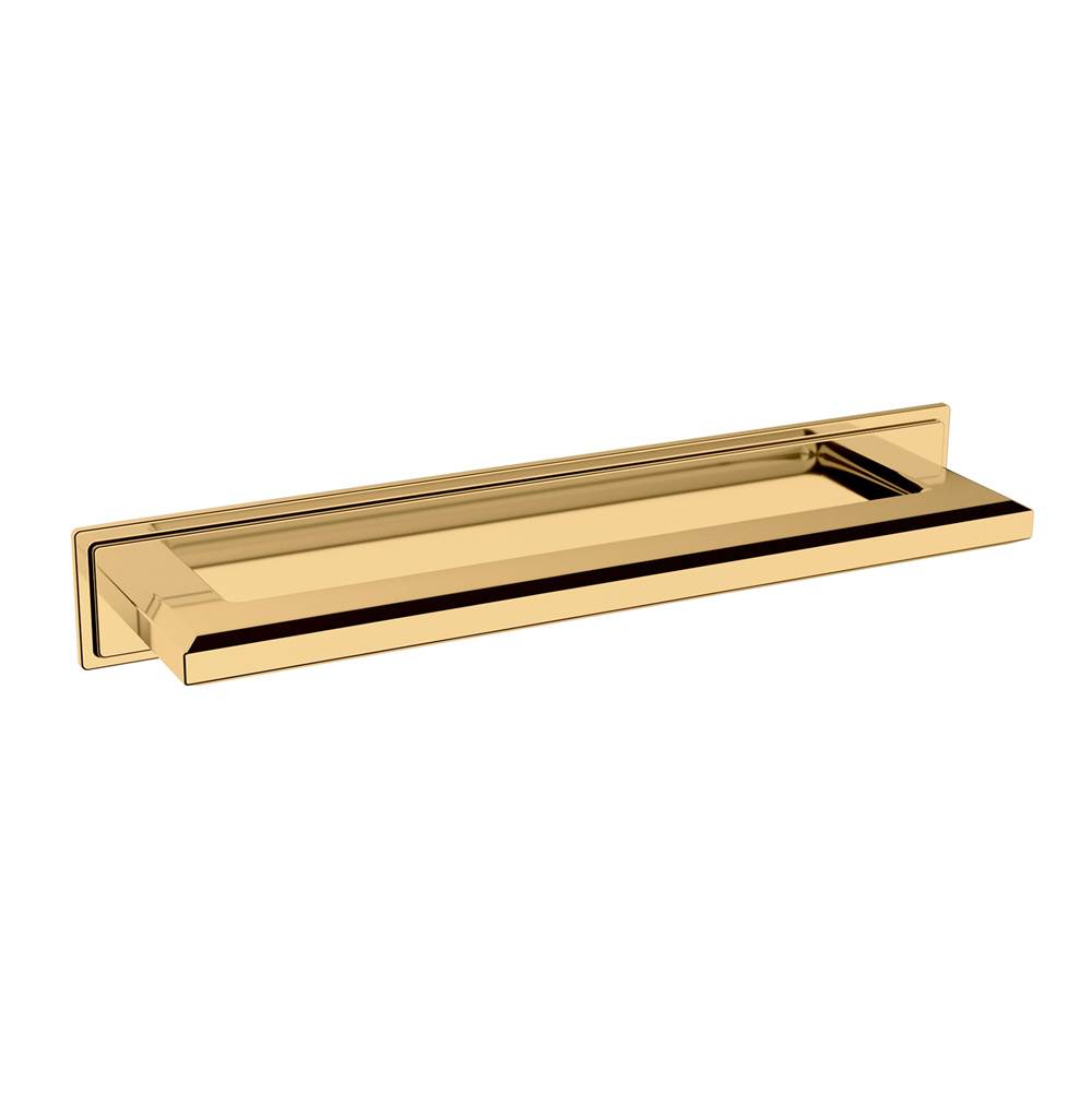 Baldwin - 4940 Transitional Back Plate 6IN - Non Lacquered Brass