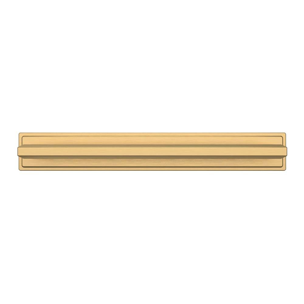 Baldwin - 4940 Transitional Back Plate 6IN - Liefetime Satin Brass