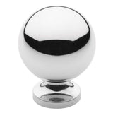 Baldwin - 4960 SPHERICAL KNOB 1IN DIA 260 - Polished Chrome