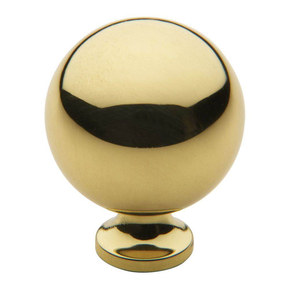 Baldwin - 4961 SPHERICAL KNOB 1.25IN - Polished Brass