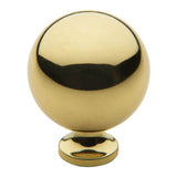 Baldwin - 4961 SPHERICAL KNOB 1.25IN - Polished Brass