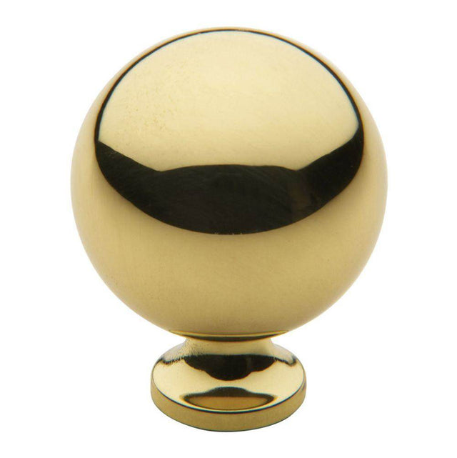 Baldwin - 4961 SPHERICAL KNOB 1.25IN - Polished Brass