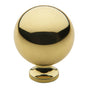 Baldwin - 4961 SPHERICAL KNOB 1.25IN - Polished Brass