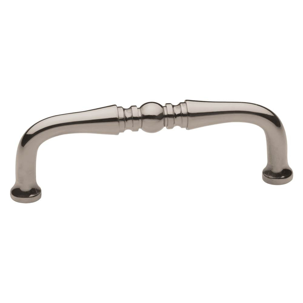 Baldwin - 4964 COLONIAL PULL 4IN - Polished Nickel,Lifetime Finish