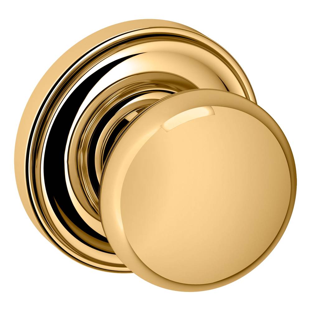 Baldwin - 5000 FULL DMY KNB 2-3/8 - Lifetime Polished Brass