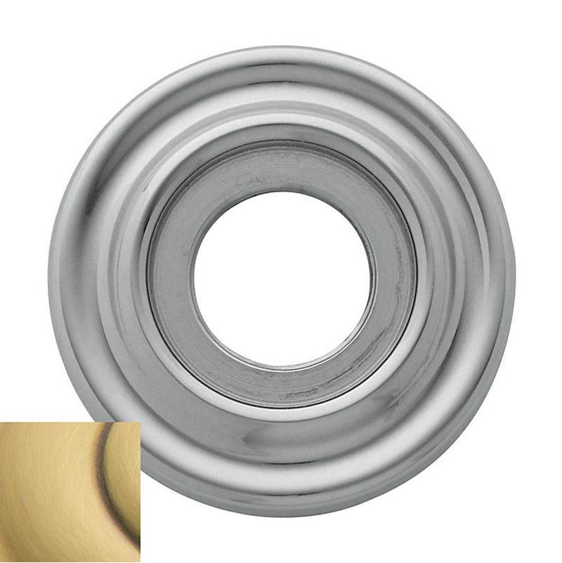 Baldwin - 5002 PASS ROSE PAIR 060 - Satin Brass and Brown