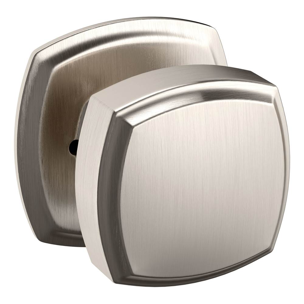 Baldwin - 5011 PRIV KNB 2-3/8 - Satin Nickel,Lifetime Finish