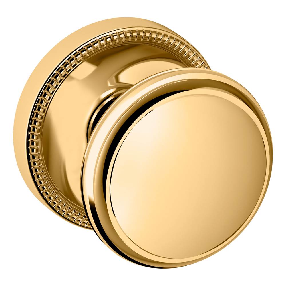 Baldwin - 5069 PASS KNB 2-3/8 - Lifetime Polished Brass