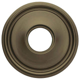 Baldwin - 5070 ROSE-2-5/8N PASS - Satin Brass and Black