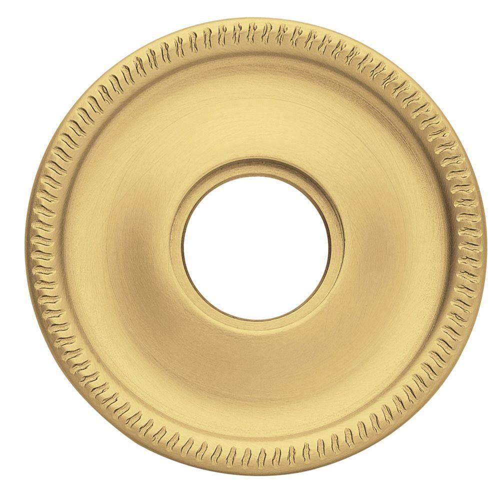 Baldwin - 5076 ROSE-2-5/8N PASS - Satin Brass and Brown