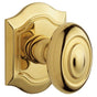 Baldwin - 5077 BTHPG KNBXLESS ROSE - Lifetime Polished Brass