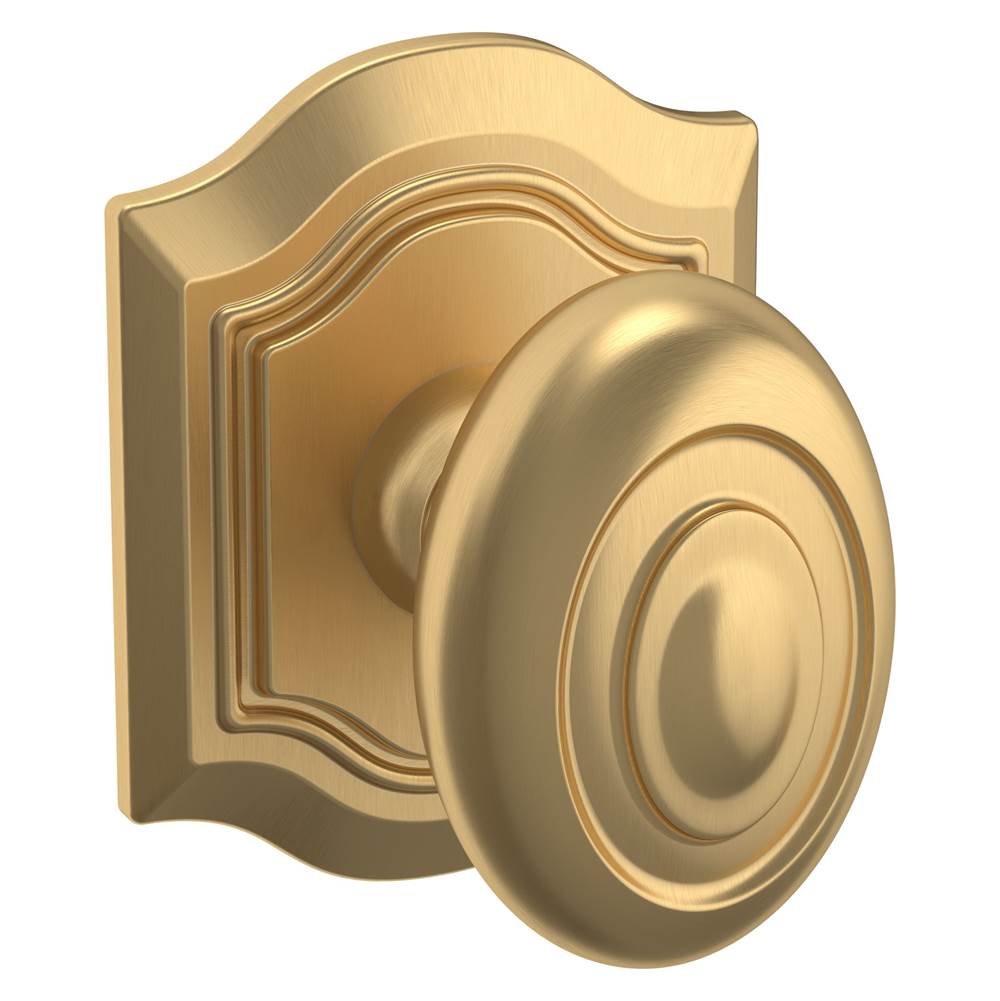 Baldwin - 5077 PASS KNB 2-3/8 SET 033 - Vintage Brass