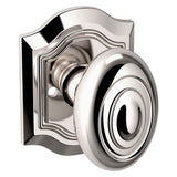Baldwin - 5077 PRIV KNB 2-3/8 SET 055 - Polished Nickel,Lifetime Finish