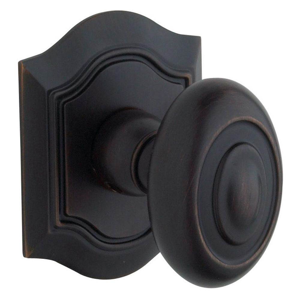 Baldwin - 5077 BTHPG KNBXLESS ROSE - Oil-Rubbed Bronze