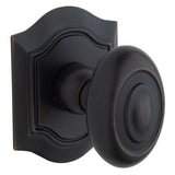 Baldwin - 5077 BTHPG KNBXLESS ROSE - Oil-Rubbed Bronze