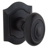 Baldwin - 5077 BTHPG KNBXLESS ROSE - Distressed Oil-Rubbed Bronze