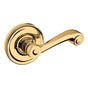 Baldwin - 5103 PRIV LVR 2-3/8 - Lifetime Polished Brass