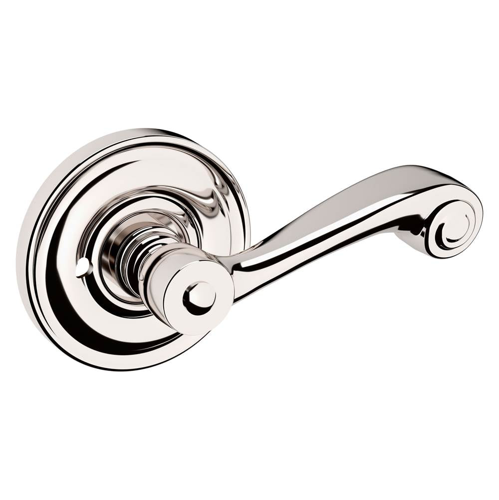 Baldwin - 5103 PRIV LVR 2-3/8 SET 055 - Polished Nickel,Lifetime Finish