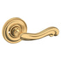Baldwin - 5108 PRIV LVR 2-3/8 SET 044 - Liefetime Satin Brass
