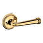 Baldwin - 5116 PRIV LVR 2-3/8 - Lifetime Polished Brass