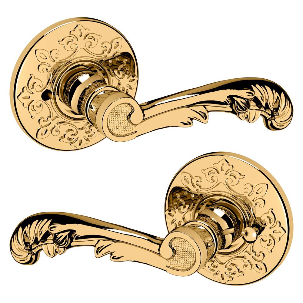 Baldwin - 5121 PRIV LVR 2-3/8 - Lifetime Polished Brass