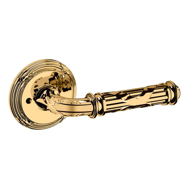 Baldwin - 5122 PRIV LVR 2-3/8 - Lifetime Polished Brass