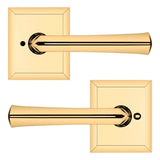 Baldwin - 5141 PRIV LVR 2-3/8 - Lifetime Polished Brass