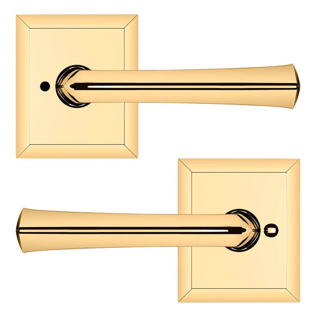 Baldwin - 5141 PRIV LVR 2-3/8 - Lifetime Polished Brass