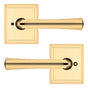 Baldwin - 5141 PRIV LVR 2-3/8 - Lifetime Polished Brass
