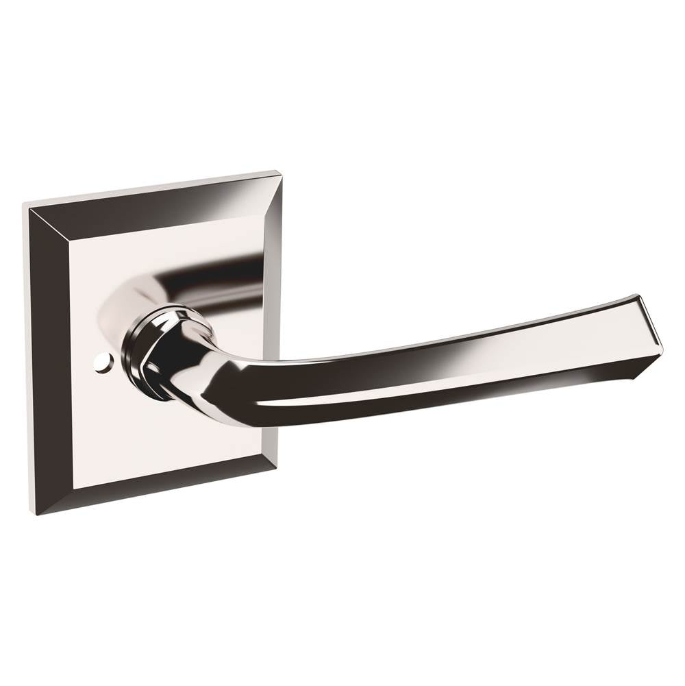 Baldwin - 5141 PRIV LVR 2-3/8 SET 055 - Polished Nickel,Lifetime Finish