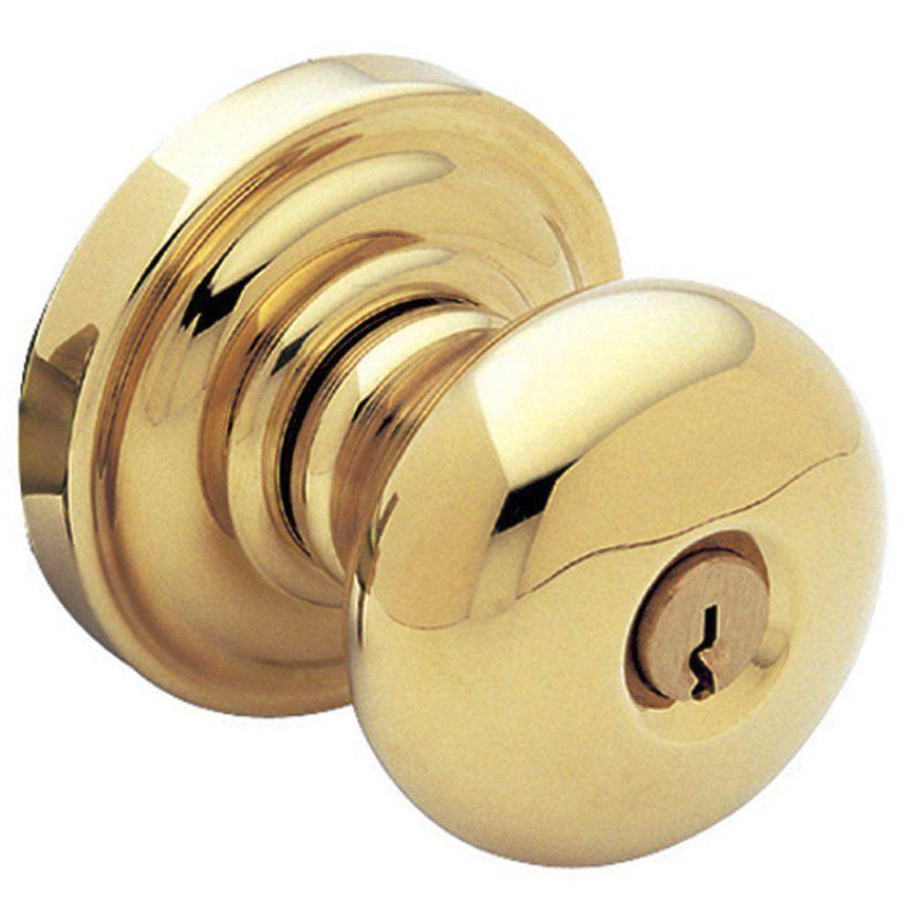 Baldwin - 5205 FULL DUMMY KNXKNB S - Lifetime Polished Brass