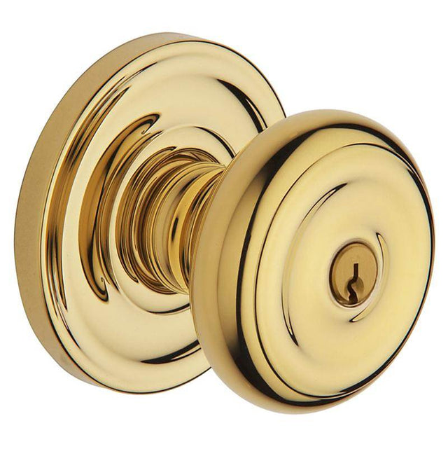 Baldwin - 5210 UNIV DEADLCKING LTC - Lifetime Polished Brass