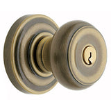 Baldwin - 5210 FULL DUMMY KNXKNB S - Satin Brass and Black