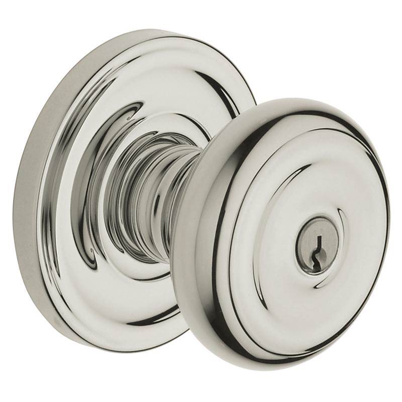 Baldwin - 5210 UNIV DEADLCKING LTC - Lifetime Polished Nickel