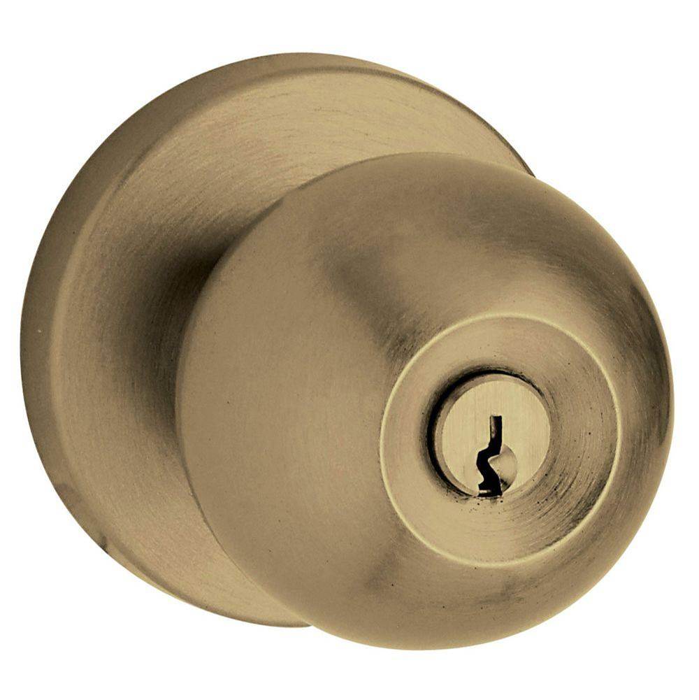 Baldwin - 5215 FULL DUMMY KNXKNB S - Satin Brass and Black